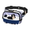 thumbnail image 2 of Rateoe Bernese Mountain Dog Sitting Bath Tub Print Fanny Pack Belt Bag for Women and Men, Square Double-Layer Waterproof Waist Pack with Adjustable Strap for Hiking, Jogging, Cycling, 2 of 9