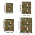 thumbnail image 3 of MInHoues 59×39" Halloween Decorative Throw Blanket, Western Cowboy Ghost and Pumpkin Pattern, Soft Cozy Flannel Plush Blanket for Couch and Bed, Seasonal Fall Home Decor, 3 of 6