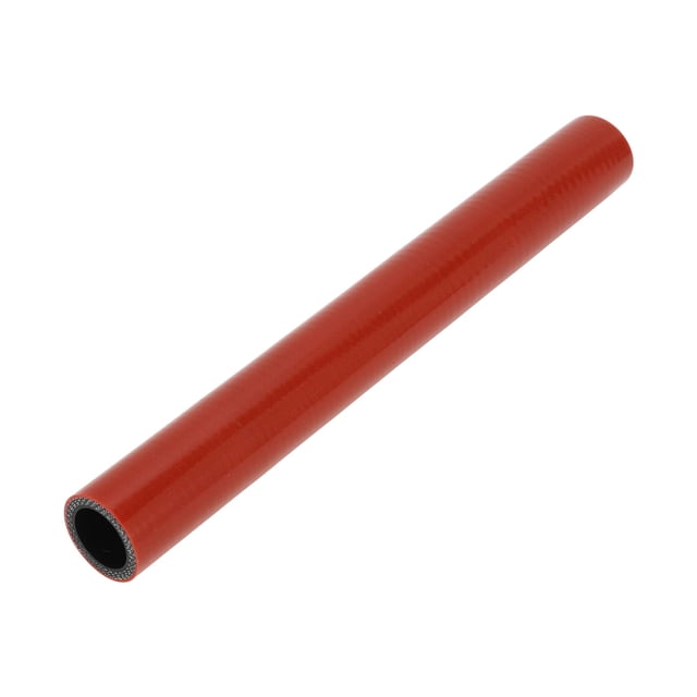 Unique Bargains 25mm ID Straight Coupler Silicone Hose 4 Layers of Cloth Intercooler Heater Turbocharger Air Intake Pipe Radiator Coolant Tube 305mm L Red Black