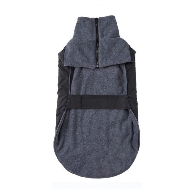 Greeniant Chaqueta reflectante para mascotas, ajustable para exteriores, para ropa pequeña, mediana y grande, impermeable, para invierno, senderismo, Ropa para mascotas Negro SG Greeniant PT000585-04