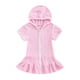 thumbnail image 1 of Bata de Playa con Toalla para Niña Pequeña (Rosa, 3-4 Años), 1 of 6