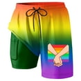 thumbnail image 5 of WILLBEST Bottom Men Swim Trunks with Compresssion Liner Inseam Board Shorts Bathing Suit with Pockets, 5 of 5