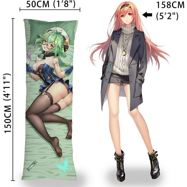 HTOOQ Pillowcase Sucrose Body Pillow Case Cover Dakimakura 59 x20 150x50cm
