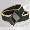 thumbnail image 2 of Belt Men’s Elastic Waistband Business Casual Nylon Peplum Belt Automatic Buckle for Attire, 2 of 7