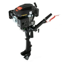 HANGKAI 6HP 2-Stroke Outboard Motor, 102CC Water Cooling CDI System for ...
