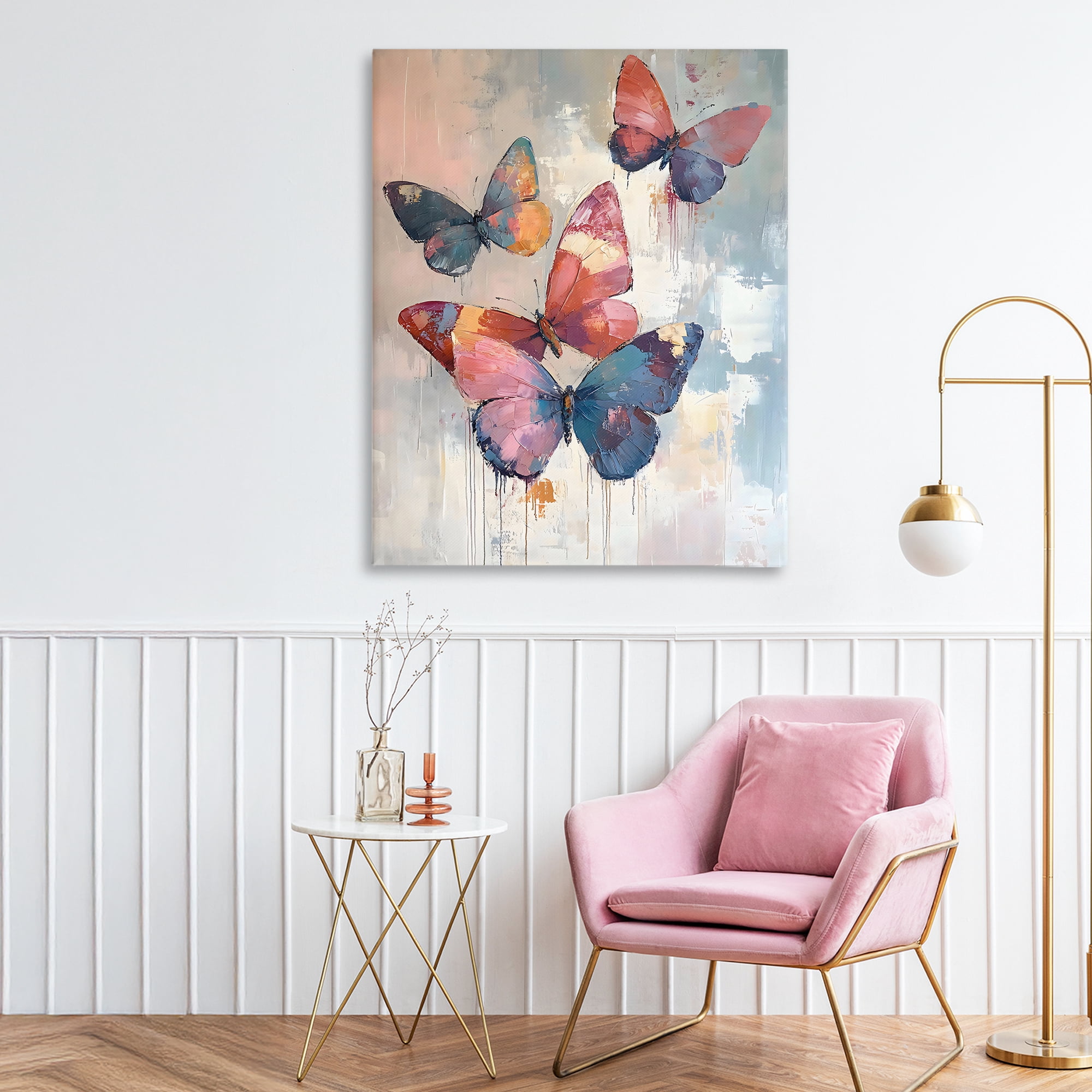 Stupell Industries Butterfly Beauty in Flight Canvas Wall Art, design by Creative Studio