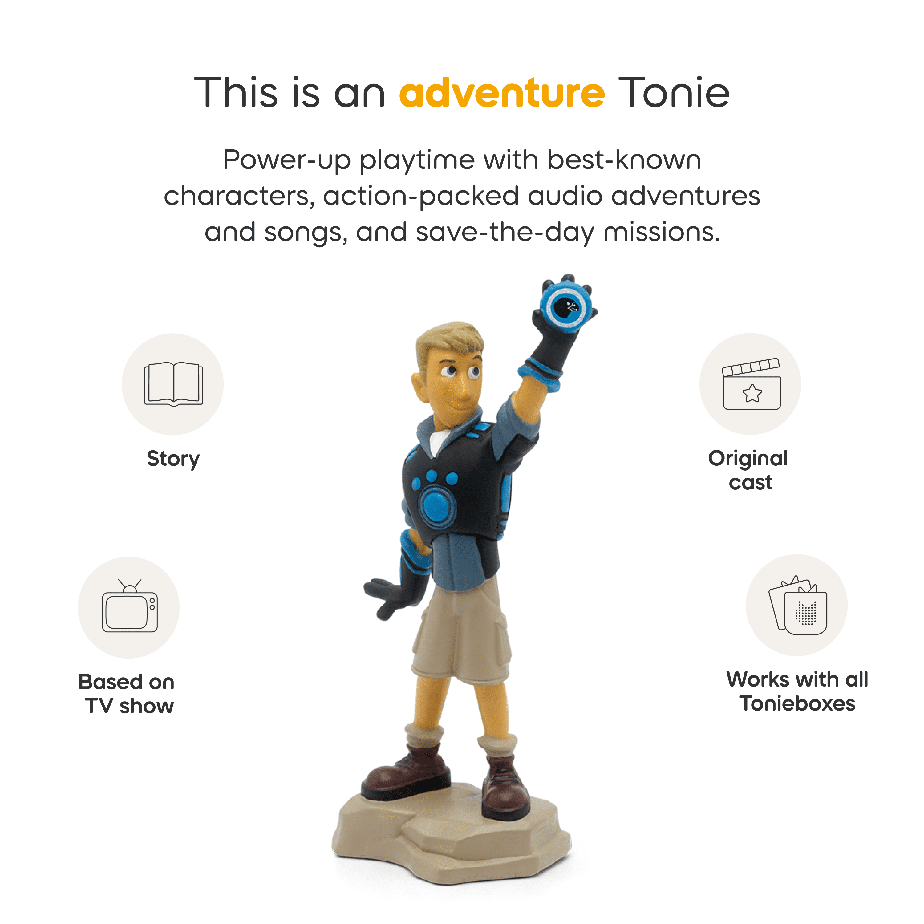 tonies Wild Kratts: Martin Audio Play Figurine (English Only)