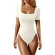 thumbnail image 1 of Body moldeador de moda para mujer, ajustado, informal, liso, mono de yoga, pantalones cortos, corsé, mono para mujer, 1 of 3