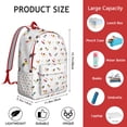 thumbnail image 3 of Egg and Chick Cartoon Pattern Artistic Backpack – Lightweight Travel Backpack with Comfortable Carrying and Anti-theft Features for Students, Teens, and Outdoor Enthusiasts, 3 of 5
