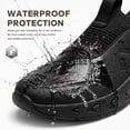 thumbnail image 4 of SPIEZ Non Slip Shoes for Women, Oil Resistant Slip-on Waterproof Work Sneakers with Air Cushion for Nursing, Service and Daily Wear, Black Size 10, 4 of 11