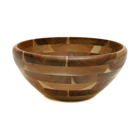 196oz Acacia Footed Round Flared Serving Bowl - Lipper International