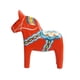 thumbnail image 2 of Adorno de escritorio sueco con forma de caballo Dala, recuerdo artesanal tradicional dalecarliano. Rojo, 2 of 9
