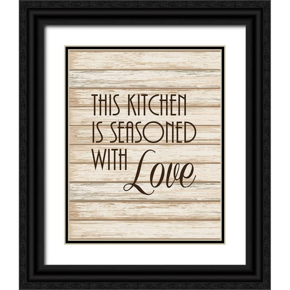 Robinson, Tamara 15x18 Black Ornate Wood Framed with Double Matting Museum Art Print Titled - Seasoned with Love