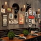thumbnail image 2 of Lámpara de pared con puño antiguo, lámpara de pared industrial vintage E27 con base de bombilla Edison para pasillo, cocina, dormitorio, restaurante, cafetería iluminada (luz de mano izquierda), 2 of 5