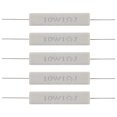 thumbnail image 1 of Resistencia de cemento de cerámica bobinada de 1,0 ohmios y 10 W, 5 unidades, 1 of 3