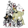 thumbnail image 2 of Boy's The Nightmare Before Christmas Group Character Shot Graphic T-Shirt, 2 of 4