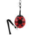 thumbnail image 1 of Alarme de sécurité personnelle portable 120 dB, anti-coléoptère, coccinelle, femmes, enfants, personnes âgées, alerte de protection, 1 of 4