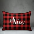 thumbnail image 2 of Creative Products #Nice in Buffalo Check Plaid 14x20 Spun Poly Pillow, 2 of 2