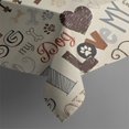 thumbnail image 3 of I Love My Dogs Art Rectangle Tablecloth 60"x102",Waterproof Polyester Rectangle Table Cloth, Wipeable Spillproof Polyester Tablecloth for Dining, Camping, Indoor and Outdoor, 3 of 6