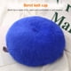 thumbnail image 4 of Sonducket Gorros de piel de boina, sombrero clásico de estilo coreano, tocado romántico de otoño, ropa de fiesta, suministros de ropa para mujeres y Sombreros azul real Sonducket AP010201-06B, 4 of 6