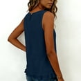 thumbnail image 4 of Shihyeh Linen Shirts for Women Linen Tank Tops for Women Linen Tops for Women Clothes for Women Summer, 4 of 9