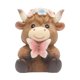 thumbnail image 1 of Estatua de vaca de las Tierras Altas de primavera, adorno de resina, elegante decoración para el hogar, linda figura de vaca Estilo D, 1 of 9