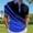 Blue, variant on Colorblock Mens Polo Shirt Short Sleeve Mesh Casual Shirt Collared Performance Pullover Loose Fit Quick Dry Tops