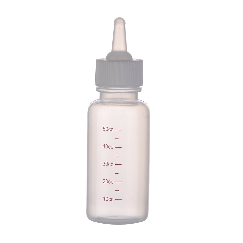 small nipple feeding bottle