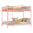 thumbnail image 2 of GloryStar Space-Saving Twin Over Twin Metal Bunk Bed, Sturdy 400 lbs Capacity with Ladder, Full Safety Rails, Quiet Design & Easy Assembly, 2 of 7