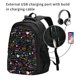 thumbnail image 2 of Balery I love you Mom Mochila con carga USB para hombre y mujer - Mochila impermeable y antirrobo para portátil con puerto USB para viajes, trabajo, estudios y universidad, 2 of 7