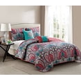 thumbnail image 2 of VCNY Home Casa Real Collection Comforter Soft & Cozy Bedding Set, Stylish Chic Design for Home DÃ©cor, Machine Washable, Multi 4 Twin XL, 2 of 10