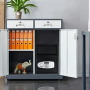 Spaco Digital Deposit Safe, Easy Access Slot, Black, for Cash & Valuables
