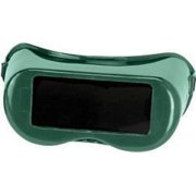 Radnor Fixed Front Welding Goggles With Green Rigid Frame And Shade 5 Green 2" X 4" Lens (2 Pack)