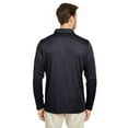 thumbnail image 2 of Team 365 TT51L Men's Zone Performance Long Sleeve Polo-Black-2XL, 2 of 3