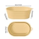thumbnail image 2 of LKWLPD - 2 cestas de silicona para fermentación de pan, bandeja para hornear masa, recipientes para hornear, regalos para hornear en el horno, paquete de 2, 26 x 15 x 3 cm, 2 of 4