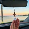 thumbnail image 7 of CMrtew Daily Verse Car Charm 'I Am With You' Rearview Mirror Ornament, Inspirational Verse Hanging Decor for Vehicles ( Car Accessories Gift), 7 of 7
