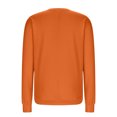 thumbnail image 5 of APEXFWDT Women's Thanksgiving Sweatshirt Pumpkin & Maple Print Crew Neck Sweatshirt Drop Shoulder Holiday Casual Sweatshirt,S,Orange, 5 of 5