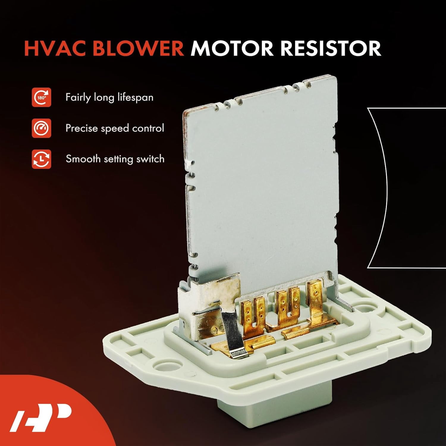 A-Premium HVAC Blower Motor Resistor Compatible with Kia Vehicles - Soul 2010 2011 2012 - Replace# 9703508000