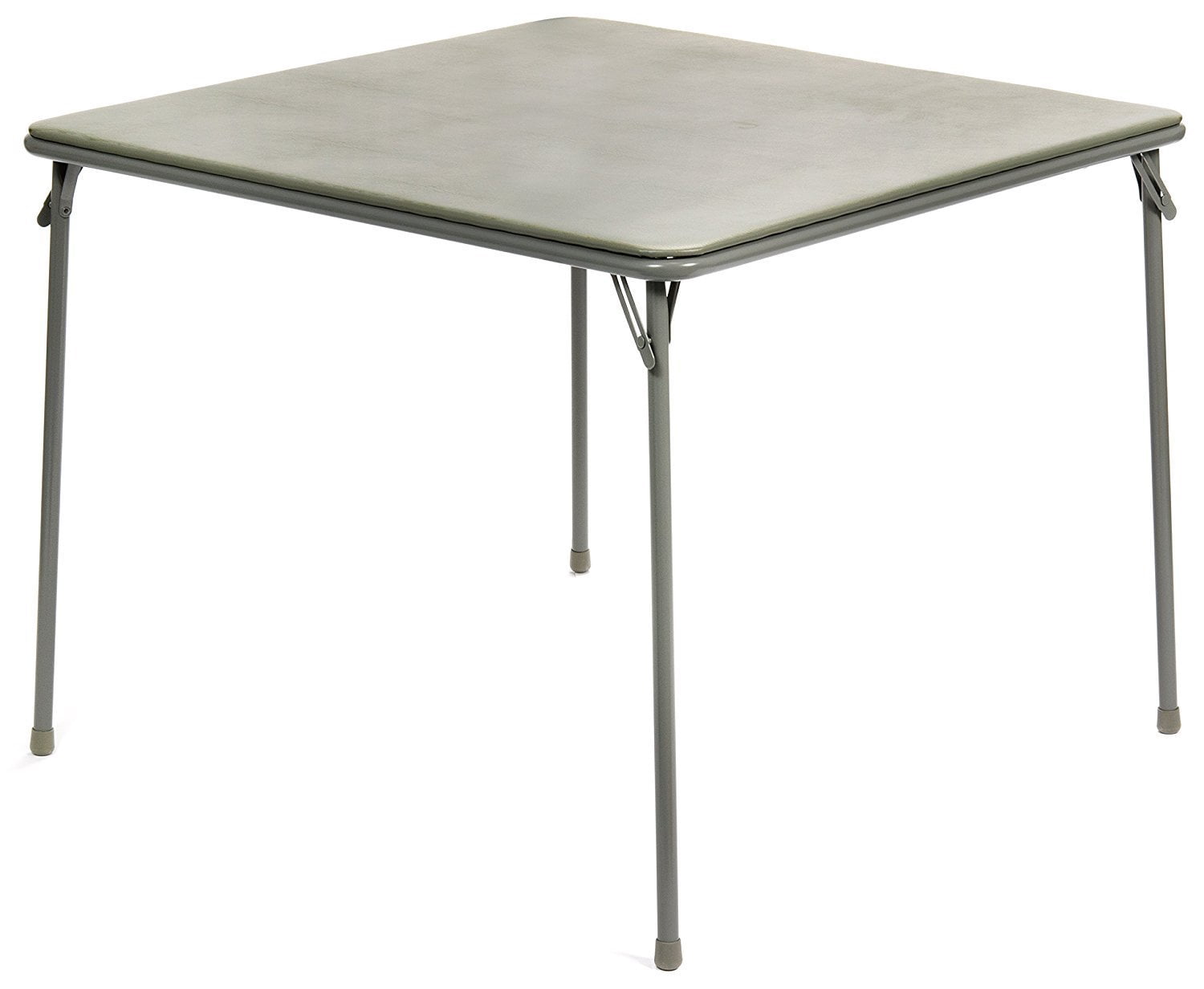 XL Series 38" Square Folding Card and Game Table, Wheelchair Accessible, Black
