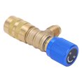 thumbnail image 4 of Refrigerant Adapter, 1/4 To 1/4in Refrigerant Charging Valve Brass Safe Locking  For R22 R410 R134A R404, 4 of 8