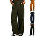thumbnail image 1 of FRSASU Pantalon de Randonnée pour Femmes Léger Résistant à l'Eau Joggers de Voyage Séchage Rapide Pantalon de Travail Extérieur avec Poches, 1 of 8