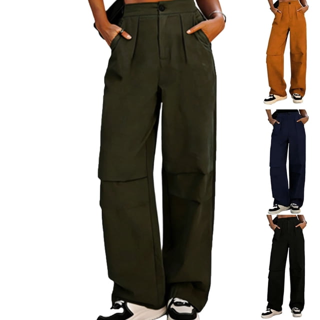FRSASU Pantalon de Randonnée pour Femmes Léger Résistant à l'Eau Joggers de Voyage Séchage Rapide Pantalon de Travail Extérieur avec Poches