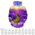 thumbnail image 2 of Lavender Field Sunset 3d Sweatshirts Hoodie Fashion Casual Personality Men's Women Street Hoodie Pullovers Long Sleeve Comfortable Top, 2 of 6