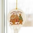 thumbnail image 5 of ViciArt Grandma’s Favorite Cookies Ceramic Ornament – Gingerbread House Christmas Tree Decor, 5 of 5