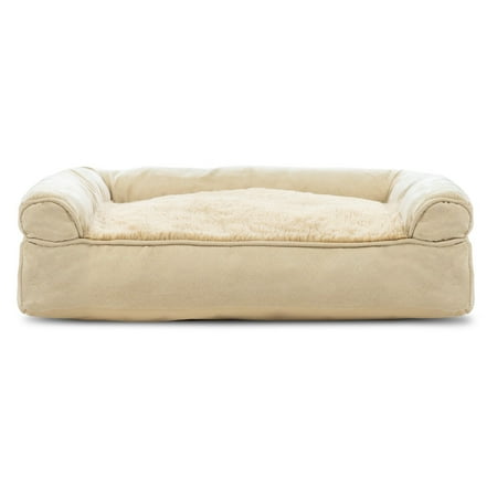 Furhaven Plush Pillow Sofa Pet Bed Furhaven Plush Pillow Sofa Pet Bed