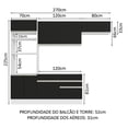 thumbnail image 3 of Cocina Integral Completa Modular Madesa Glamy 270cm BN 15, 3 of 5