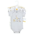 thumbnail image 2 of Hudson Baby Cotton Bodysuits, Neutral Safari World, 0-3 Months, 2 of 3