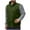 Army Green a2, variant on Mens Fleece Vest Soft Comfy Warm Lightweight Jackets Full Zip up Casual Outerwear Fall Winter Fashion Sleeveless Coats with Pockets