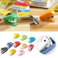 thumbnail image 1 of Agrafeuse Portative Compacte pour la Maison et l'Utilisation Fournitures Mini Agrafeuse Confiture - Conception pour Bricolages et Projets Scolaires, 1 of 7