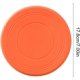 thumbnail image 2 of Naranja + Rojo - 2 piezas de frisbee para perros, juguete de frisbee para perros, de goma resistente, ideal para actividades físicas y juegos al aire libre (diámetro de 17,8 cm)., 2 of 5